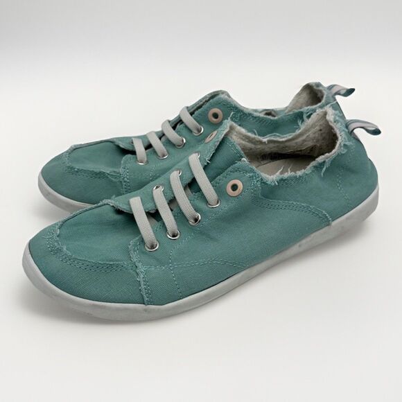 Vionic Beach Washable Canvas Casual Sneakers Pismo Size 9.5 Coastal Slip On - Picture 2 of 8